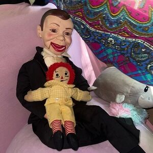 Charlie Chaplin vin ventriloquist doll 1977